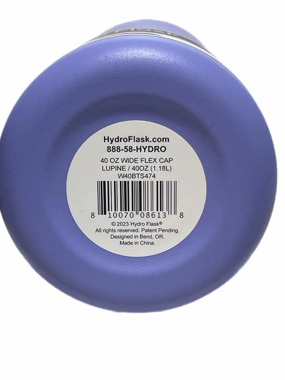NWT Hydro Flask 40oz Wide Mouth Bottle in “Alpine”